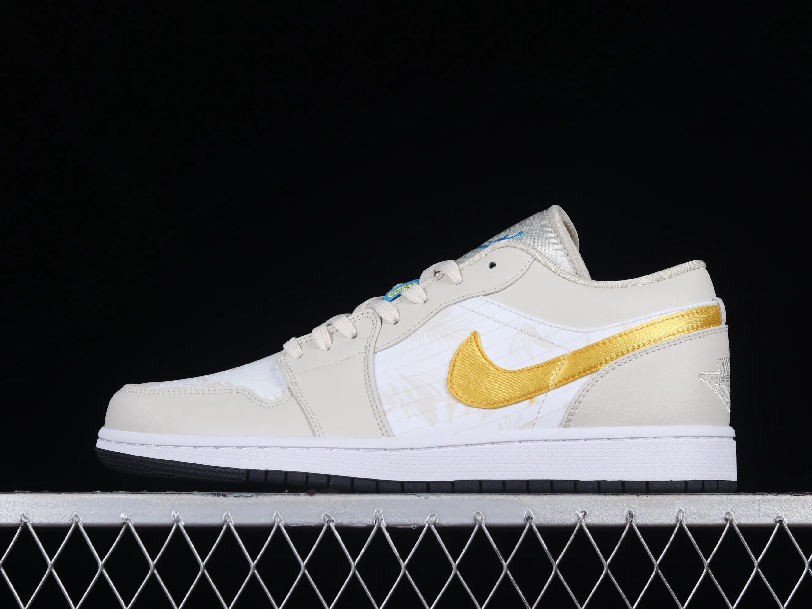 All categories Air Jordan Jordan series basketball shoes Air Jordan 1 Low Air Jordan 1 Low "Amarillo" AJ1 Joe 1 palm leaf low-top cultural and casual sneakers CK3022-107